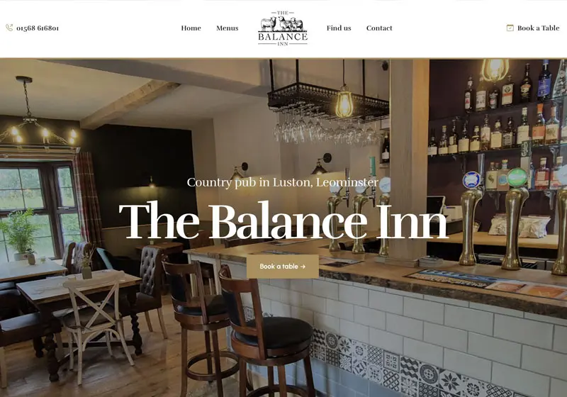 The Balance Inn Website
