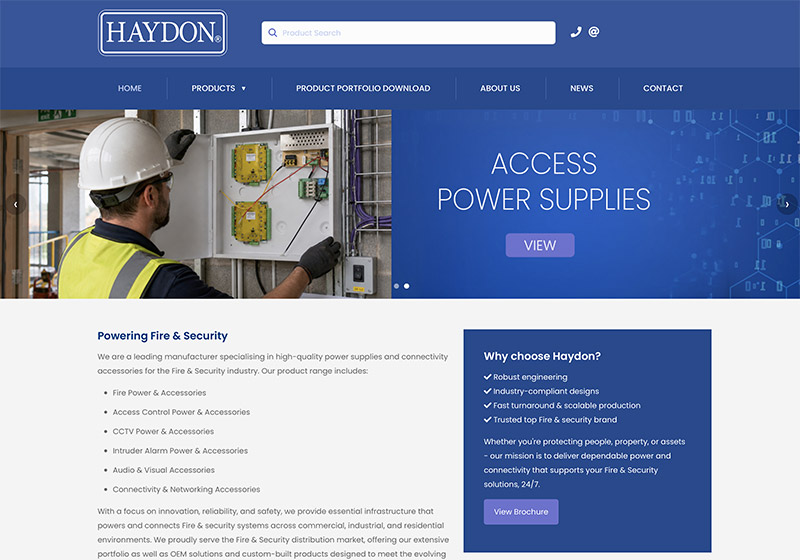 Haydon website