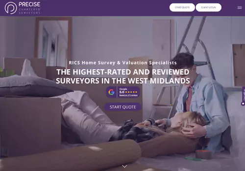 Precise Surveyors Website