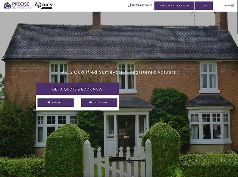 Old Website Example